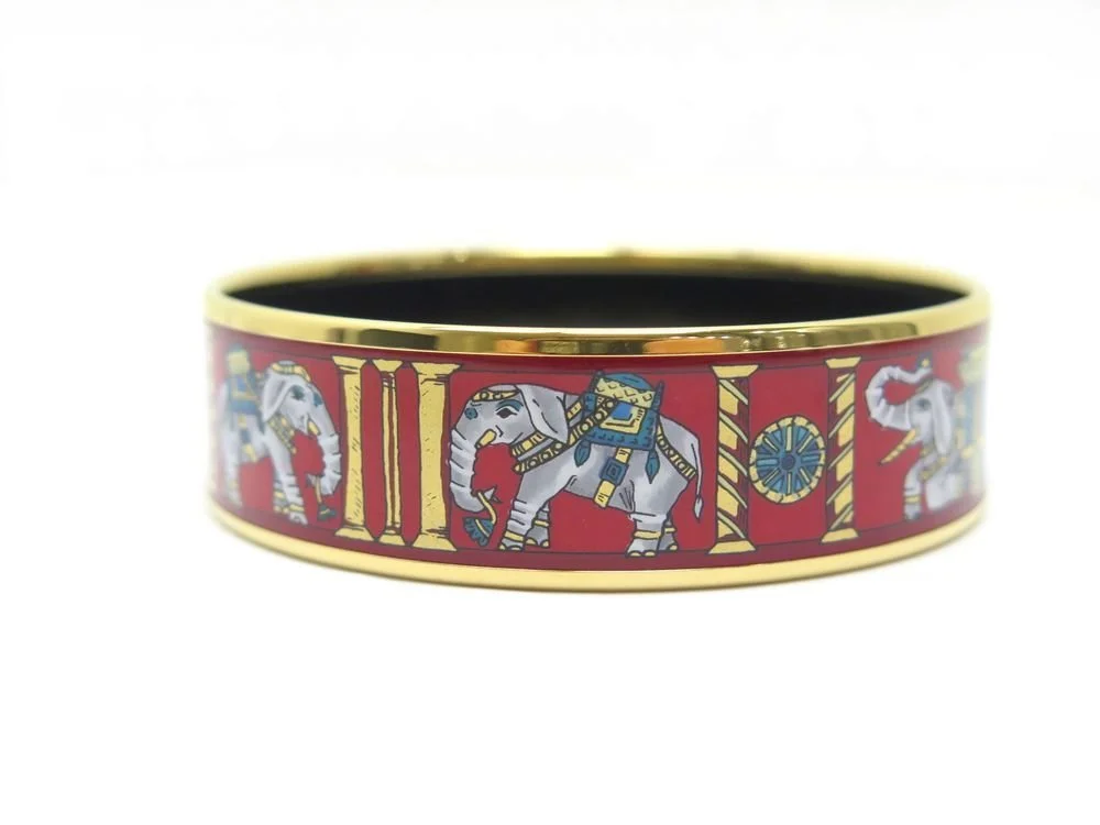 Hermes Torana Bracelet in Red