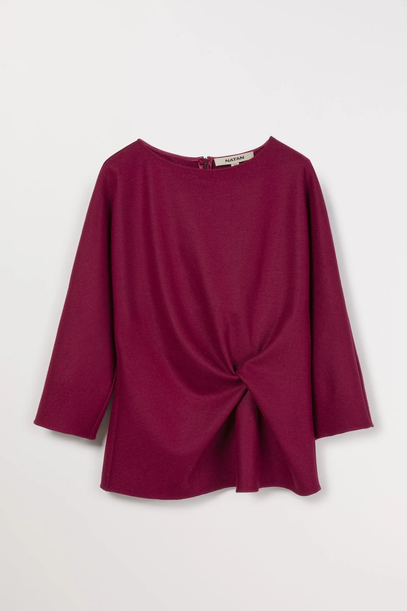 Natan Panda Top in Burgundy