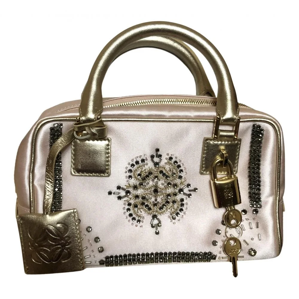 Loewe Amazona 23 Bag in Metallic Embellished Silk