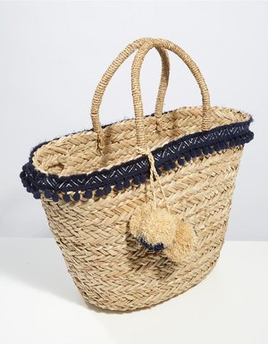 The White Company Women's Straw Beach Bag
