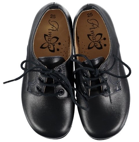 Amaia Kids Lace Up Classic Shoes in Navy UFO No More