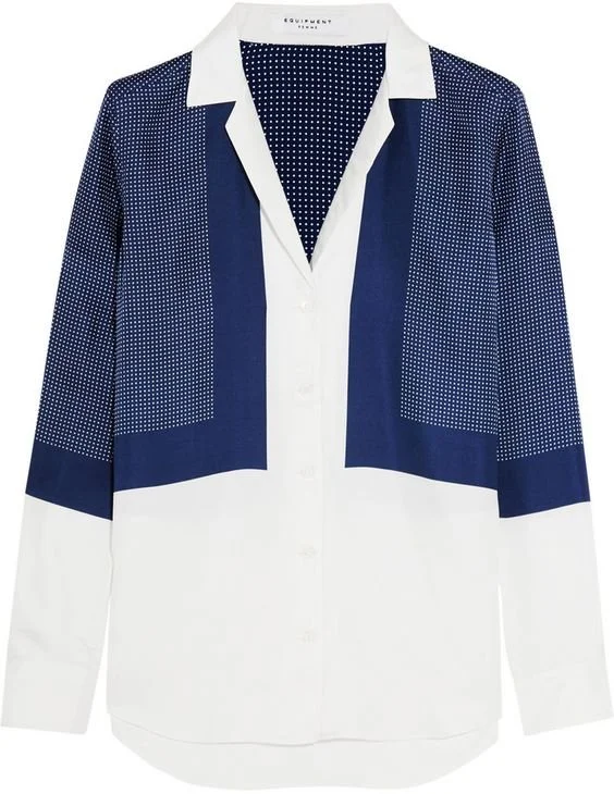 Equipment Adalyn Printed Silk-Twill Shirt