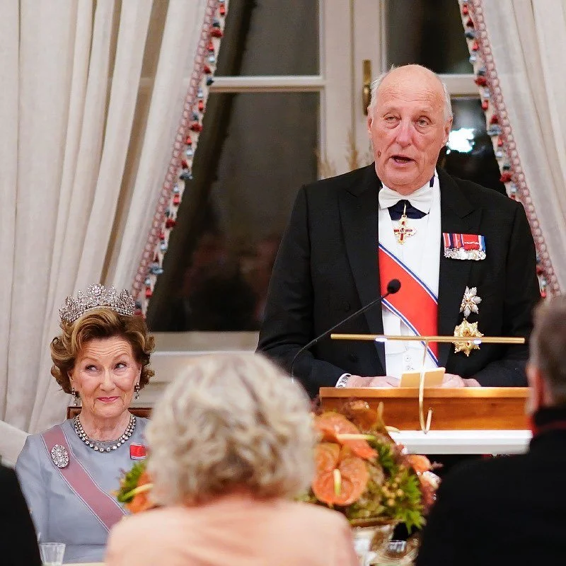 Norwegian Royal Family hosts gala dinner for members of Parliament