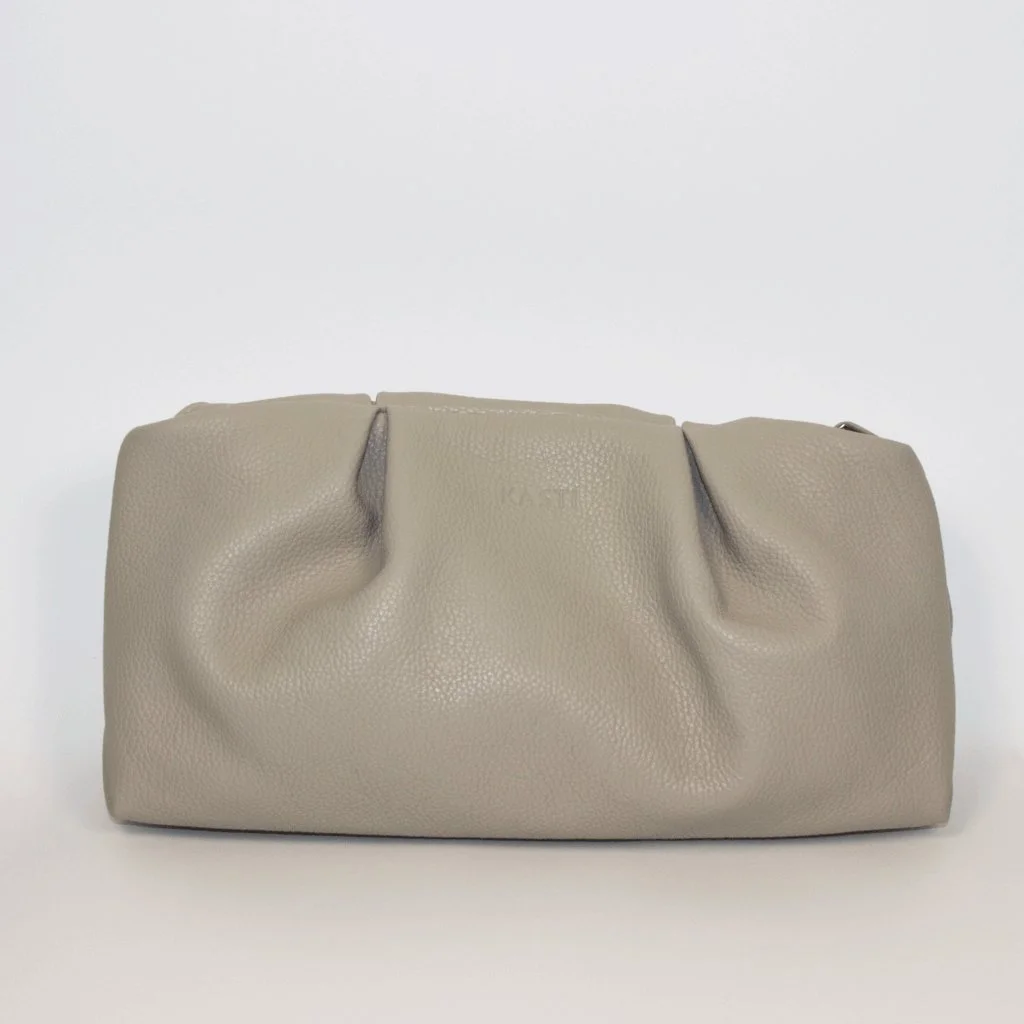 Kasti Fig Large Clutch in Snow White