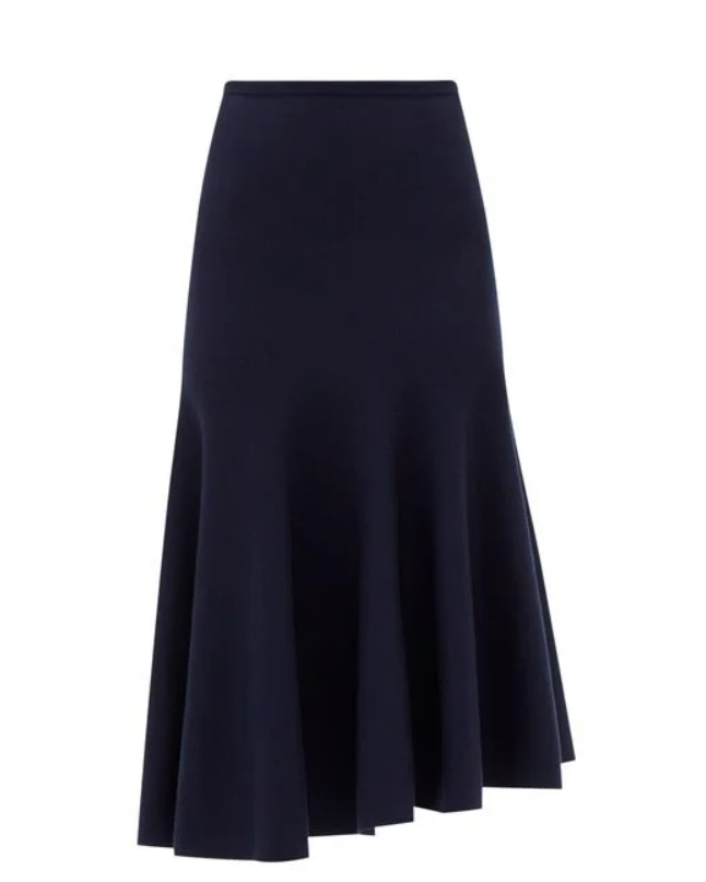 Gabriela Hearst Christina Skirt in Navy.png