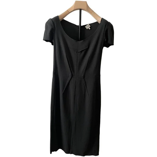 Armani Collezioni Seam Detail Sheath Dress in Grey