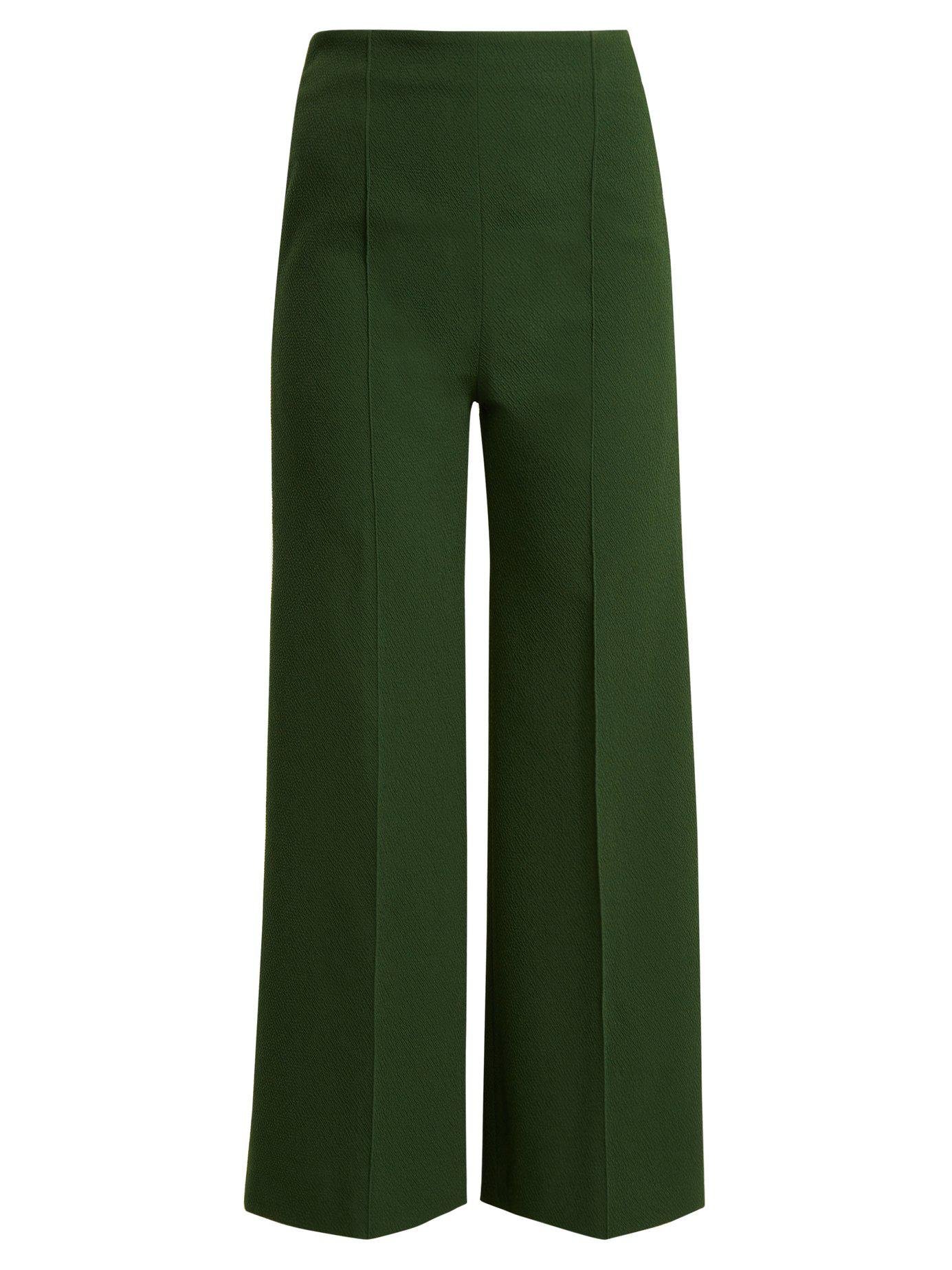emilia-wickstead-dark-green-Hullinie-Wide-Leg-Cloque-Stretch-Crepe-Trousers.jpeg
