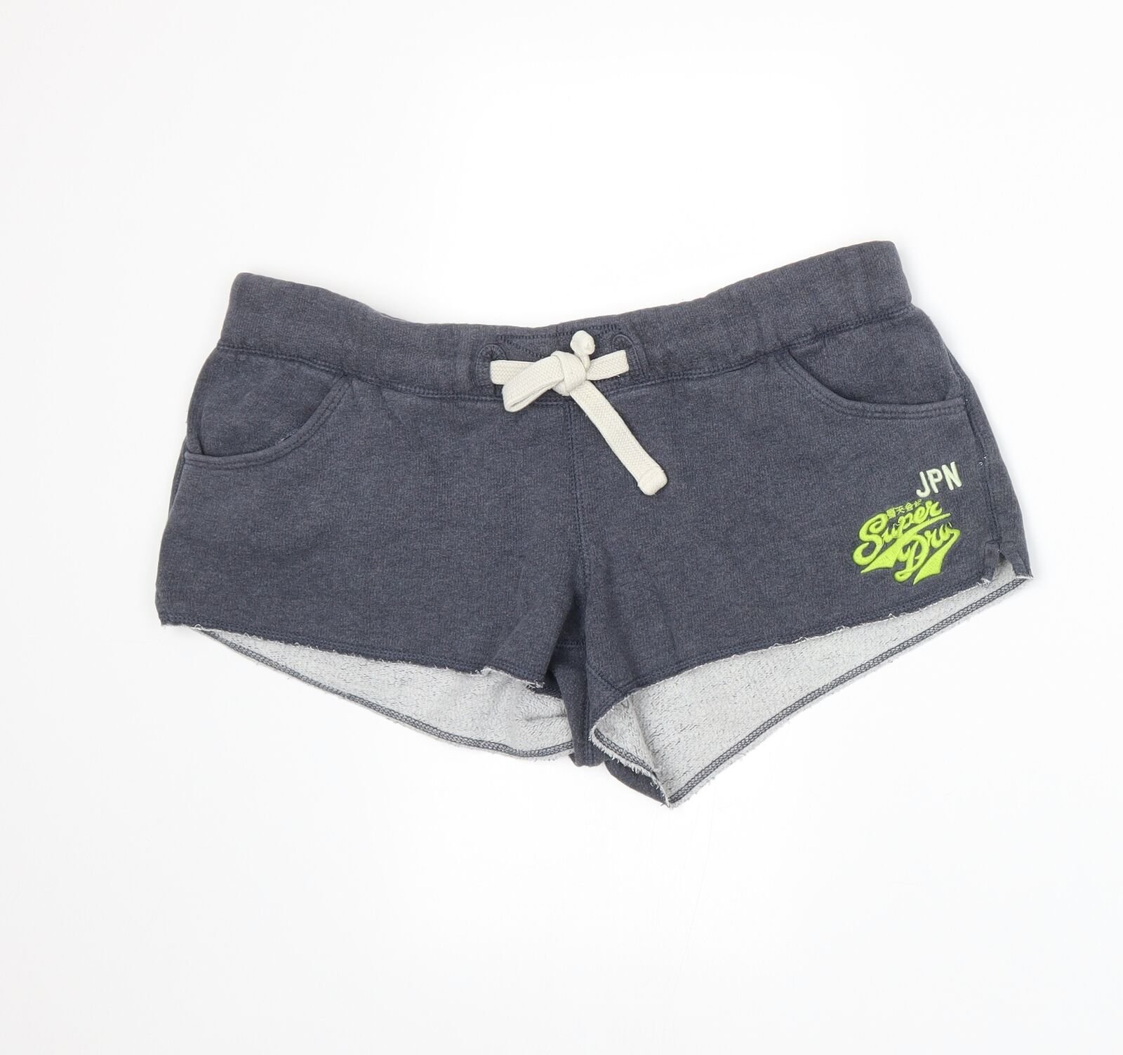 Superdry Cotton Drawstring Shorts in Grey.jpg