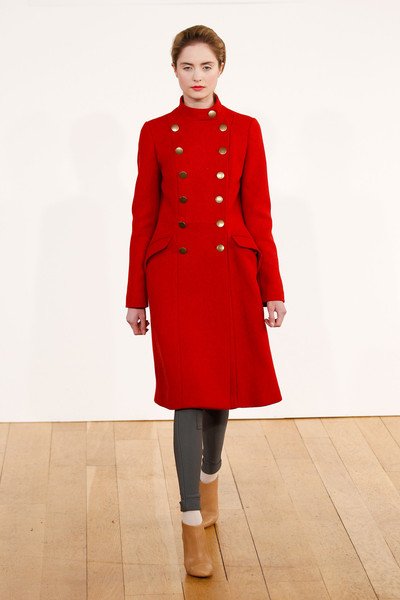 Paul Costelloe Double-Breasted Military Coat in Red.jpg