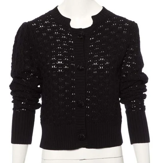 By Malene Birger Ribbed Cardigan in White