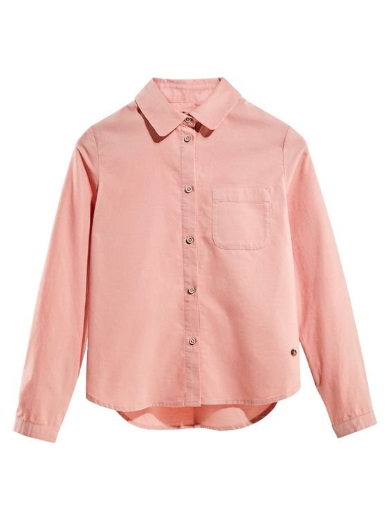 Massimo Dutti Long-Sleeve Button-Down Shirt in Pink.jpg