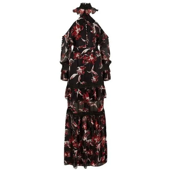 Nicholas French Floral Maxi Dress 