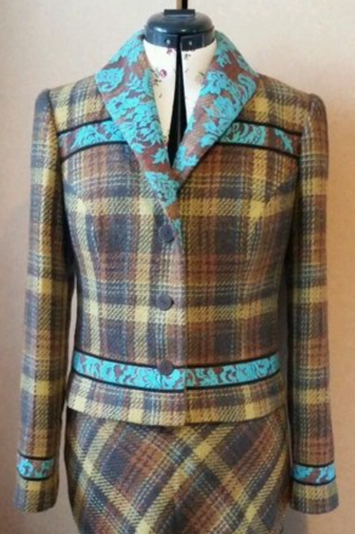 Renato Nucci Wool Printed Jacket