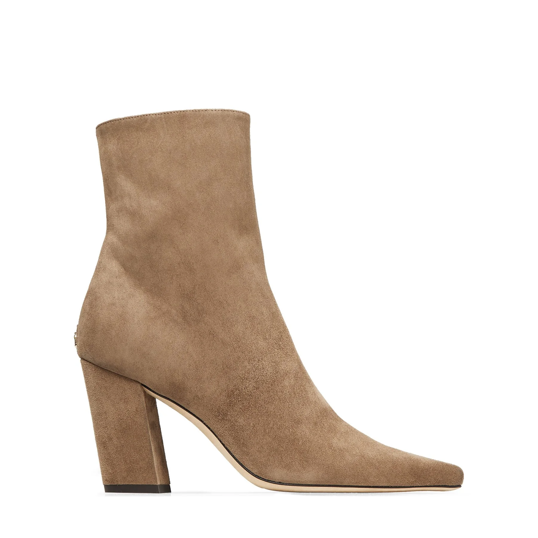 Jimmy Choo Zadie 85 Ankle Boots in Clay Suede