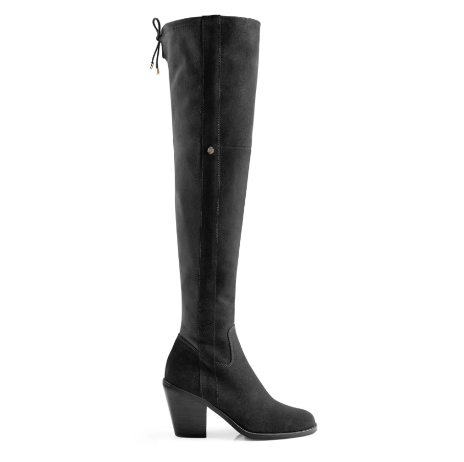 Fairfax & Favor The Brompton Over-The-Knee Boots in Black Suede.png