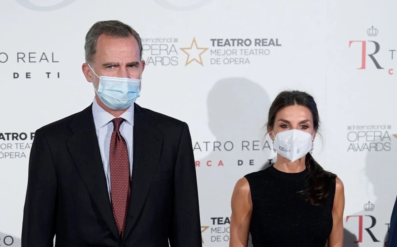 King Felipe and Queen Letizia attend the premiere of “Parténope” opera