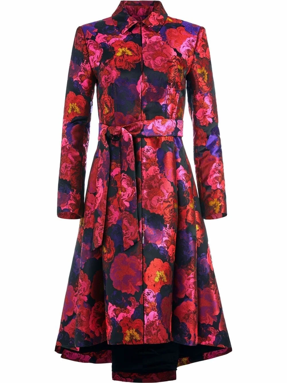Alice + Olivia Bain Floral Print Coat