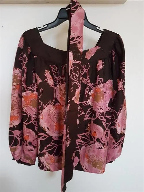 Bruuns Bazaar Square Neck Floral Top