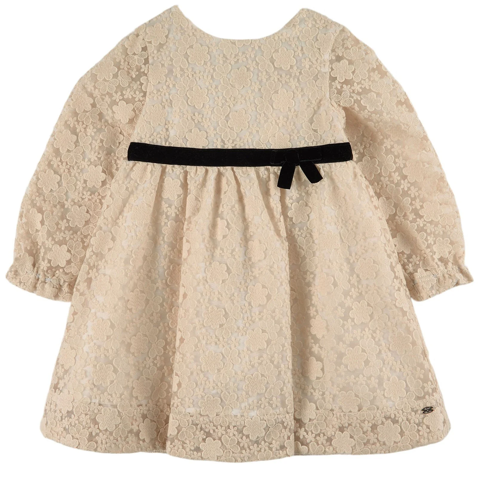 Tartine et Chocolat Embroidered Organza Dress
