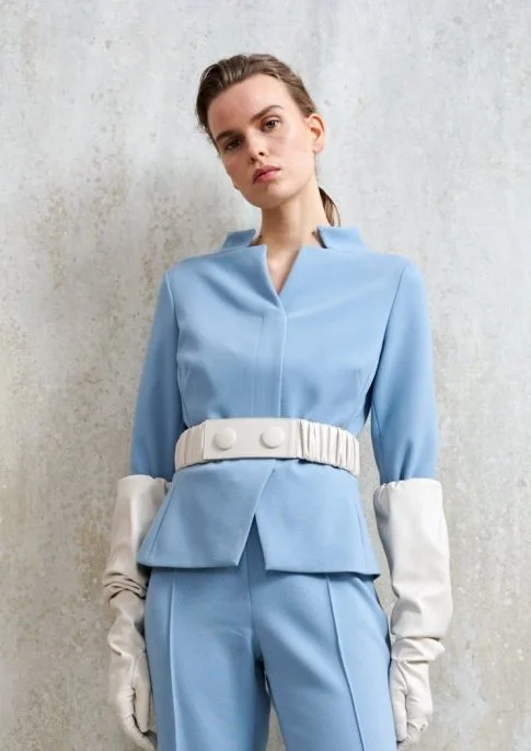 Natan Paulin Top in Light Blue