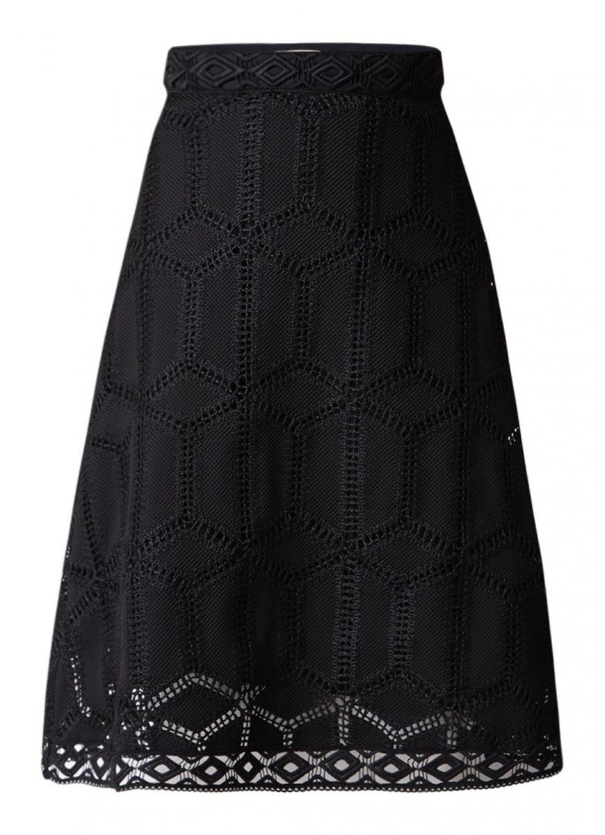 Ba&Sh Lace Insert Midi Skirt in Black.jpg