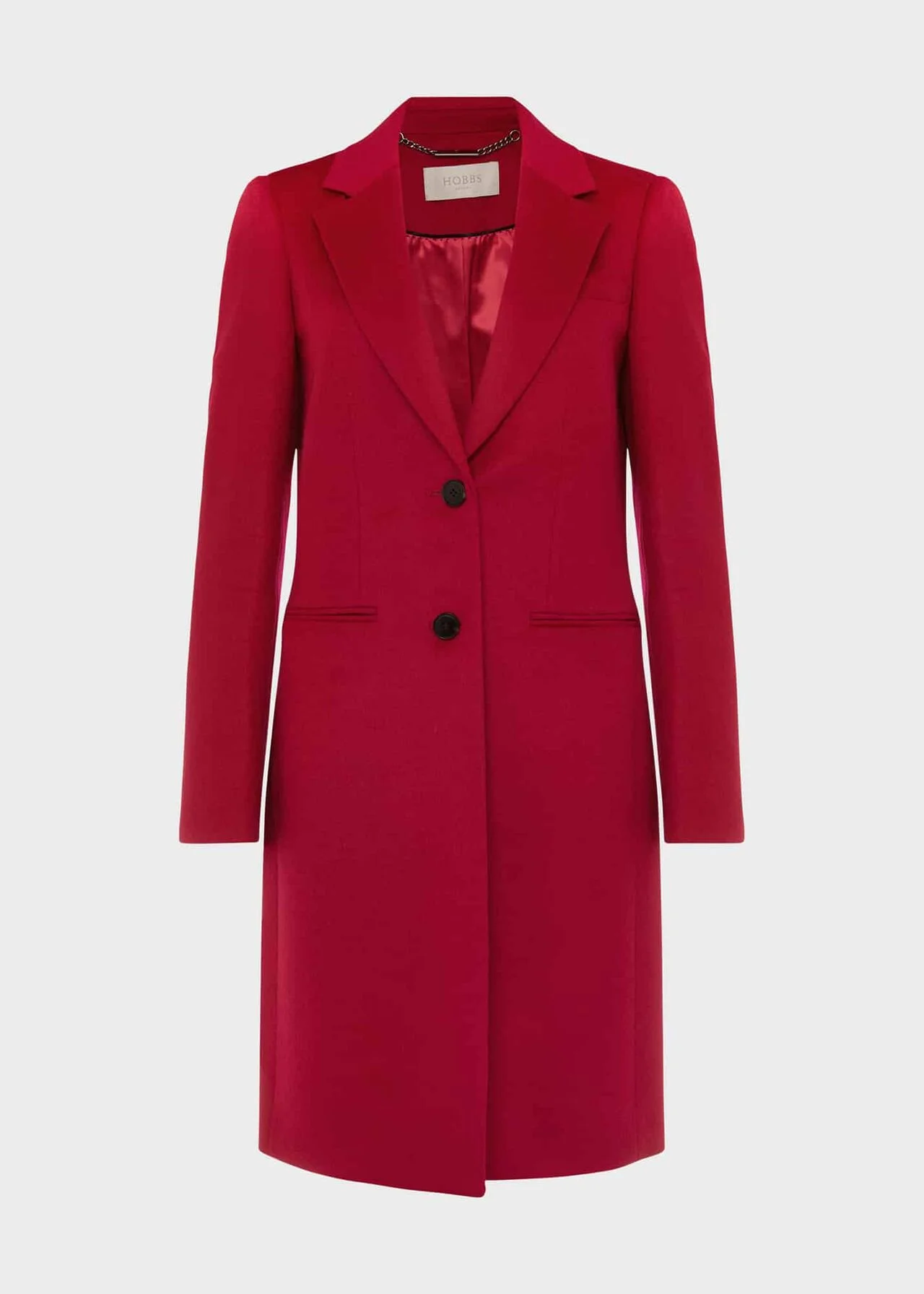 Hobbs Tilda Wool Coat in Fuchsia Pink