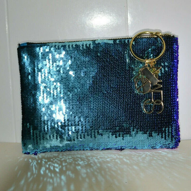 Nars Studio 54 Cosmetic Sequin Bag in Blue