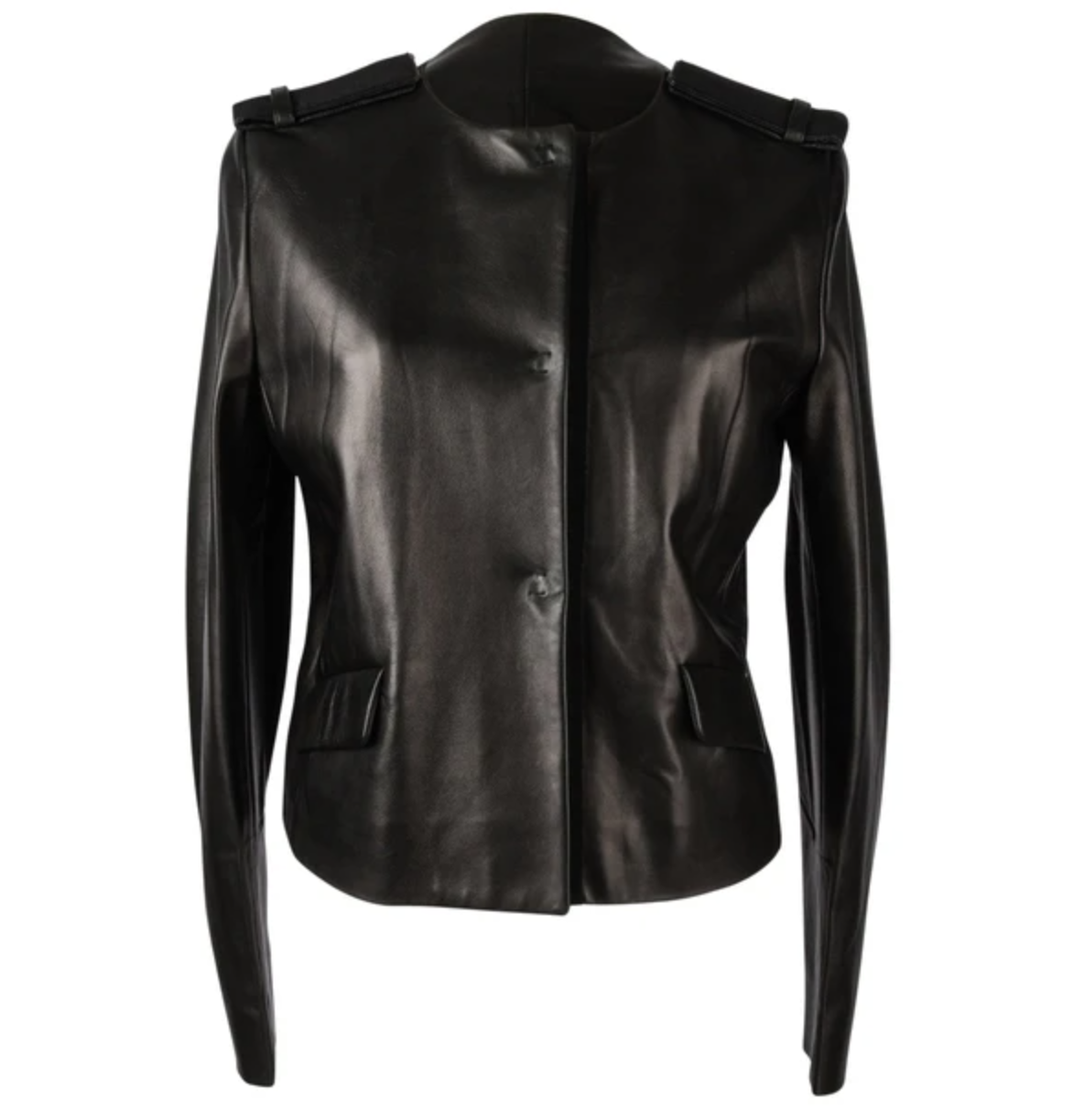 Prada Lambskin Grosgrain Jacket