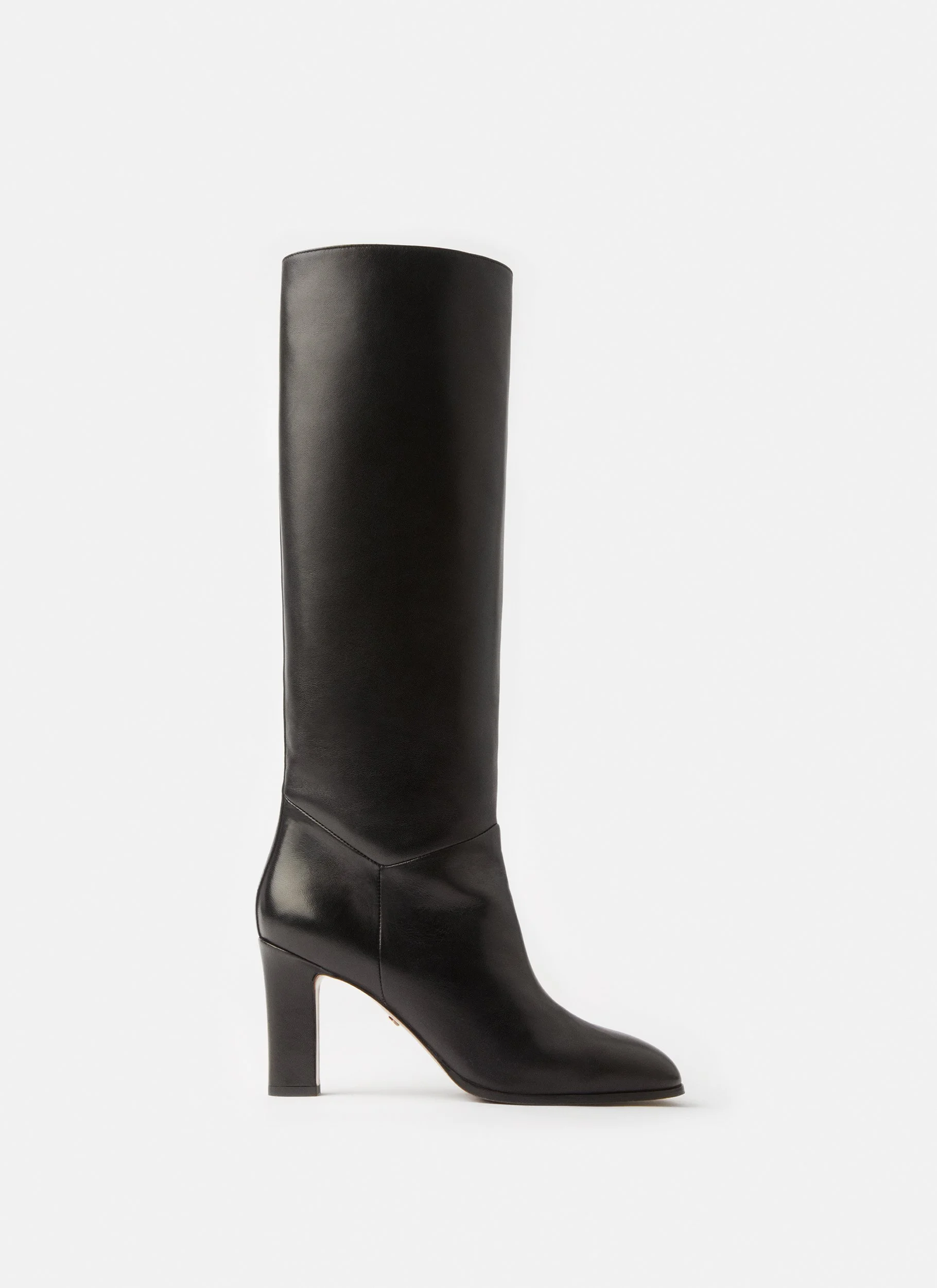 Sania D'Mina Cher Boots in Black Leather