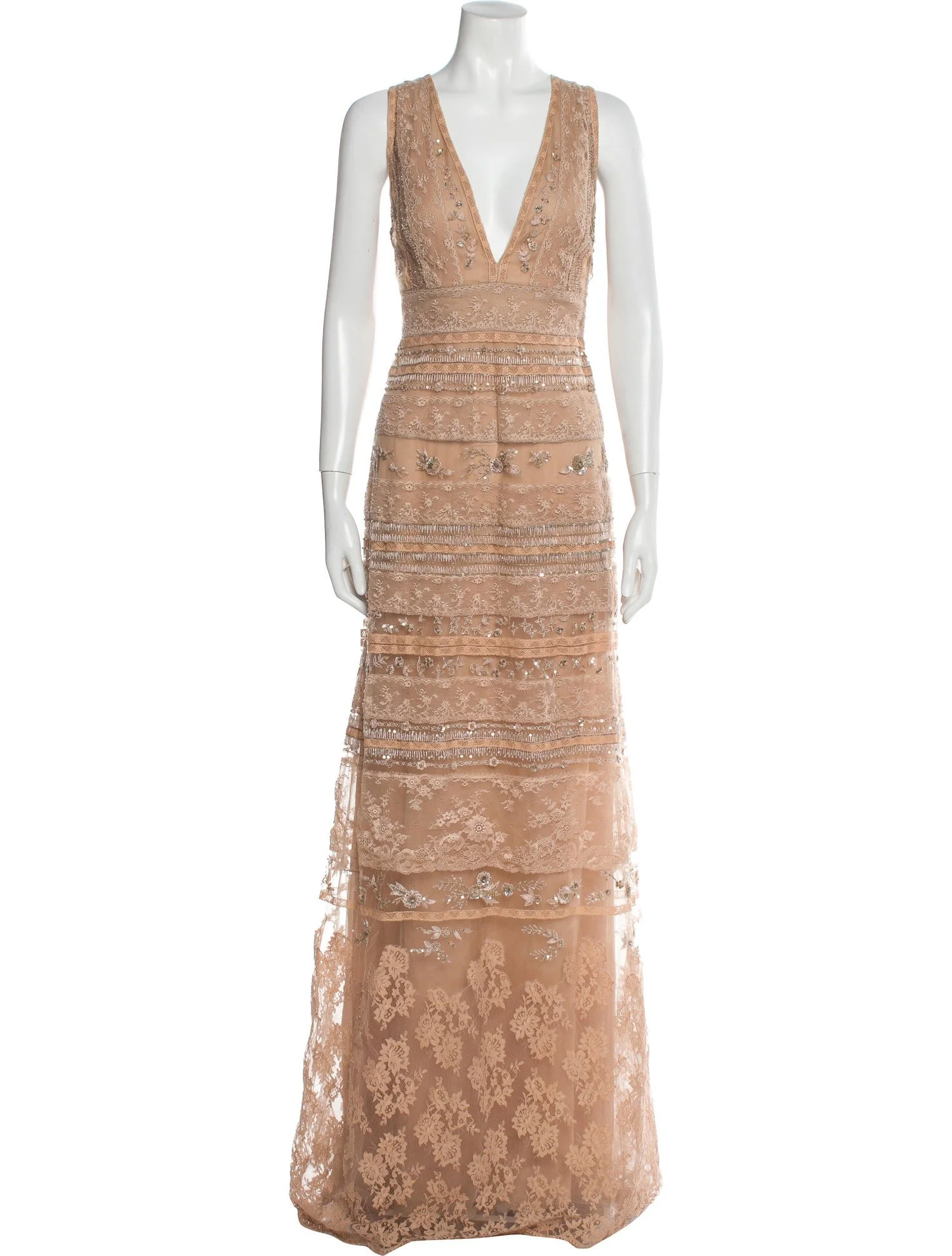 Valentino Silk Sleeveless Gown
