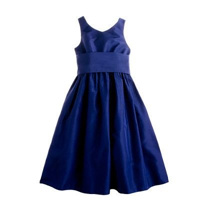 J. Crew Avery Taffeta Dress in Dark Blue.jpg