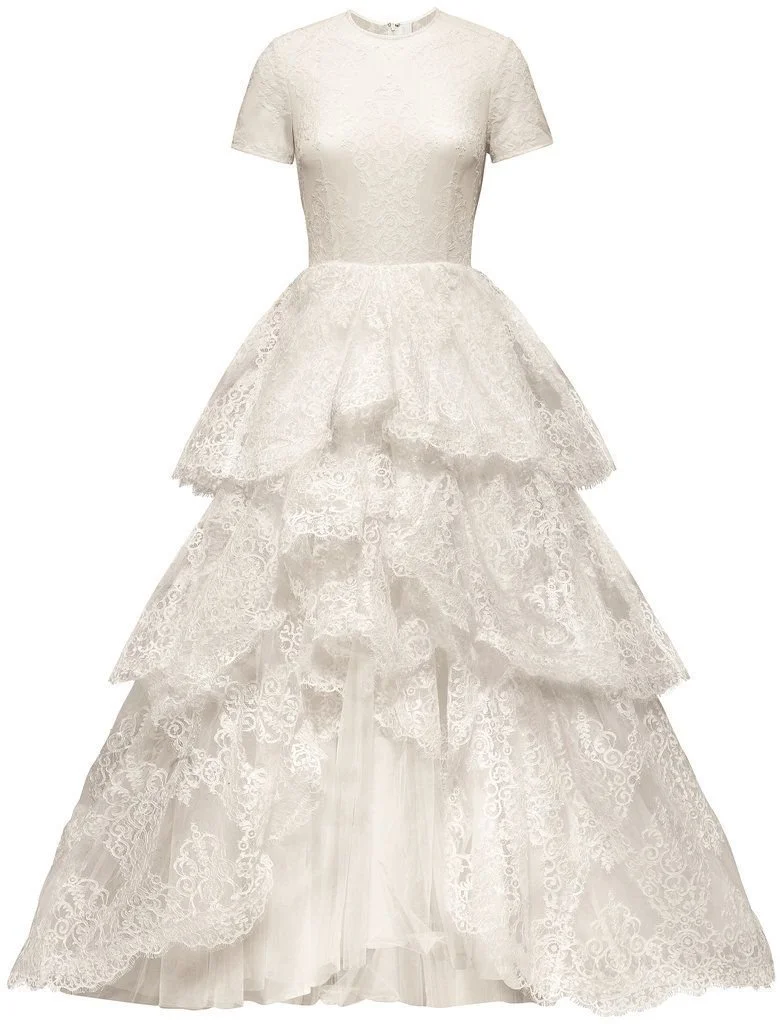 H&M Conscious Collection Lace and Tulle Gown in Black