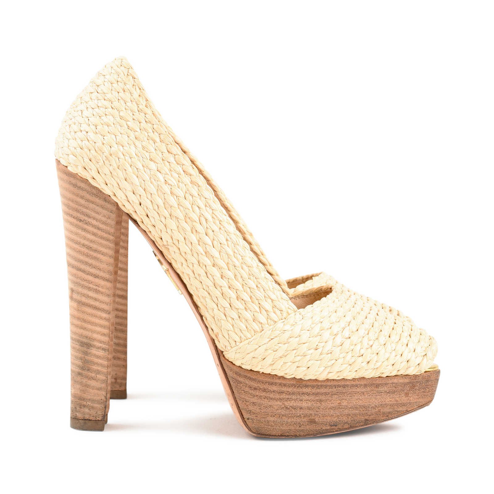 Charlotte Olympia Kyoto Peep-Toe Raffia Pumps.jpg