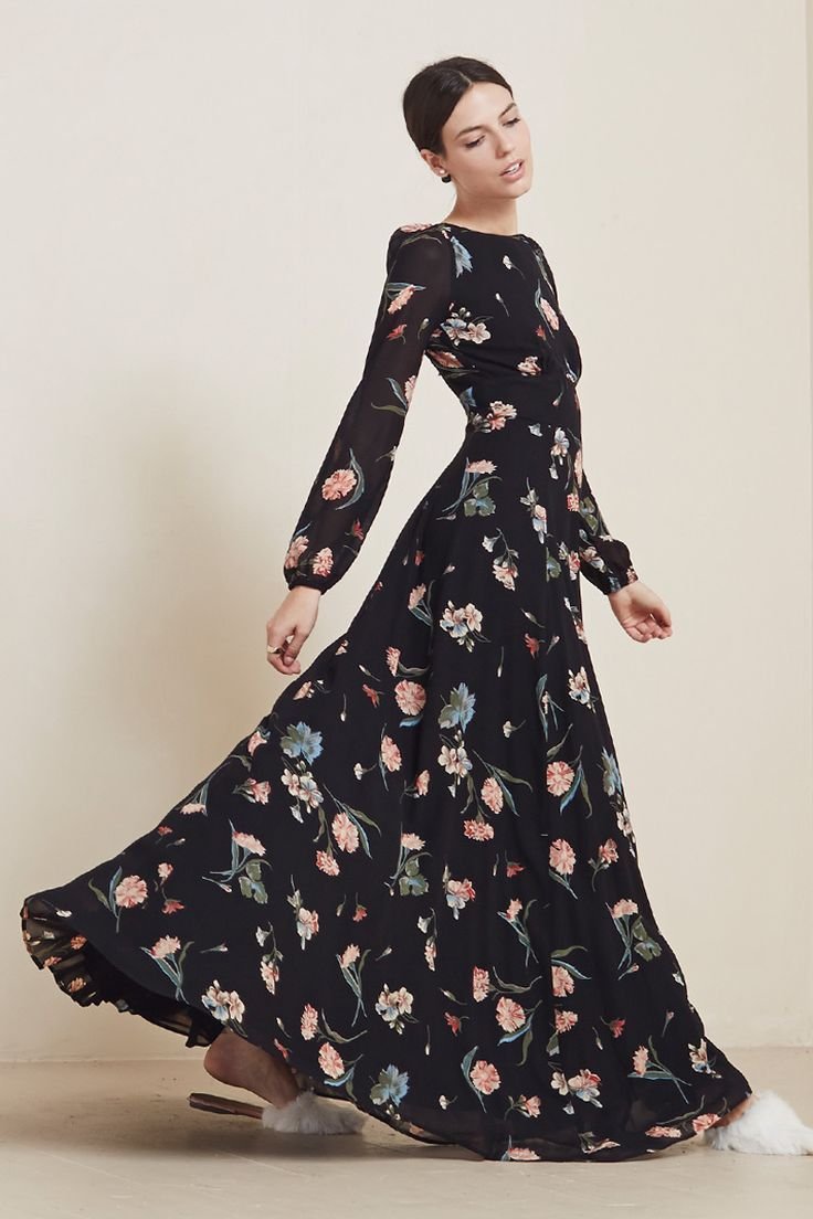 The Reformation Veronica Dress in Floral Print.jpg