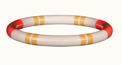 Hermes Rocabar Jumping Bracelet in White