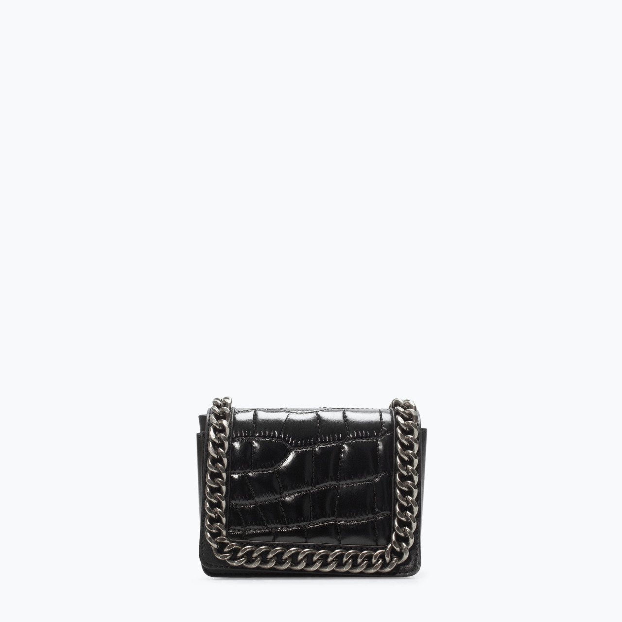Zara Croc Mini Chain Bag.jpg
