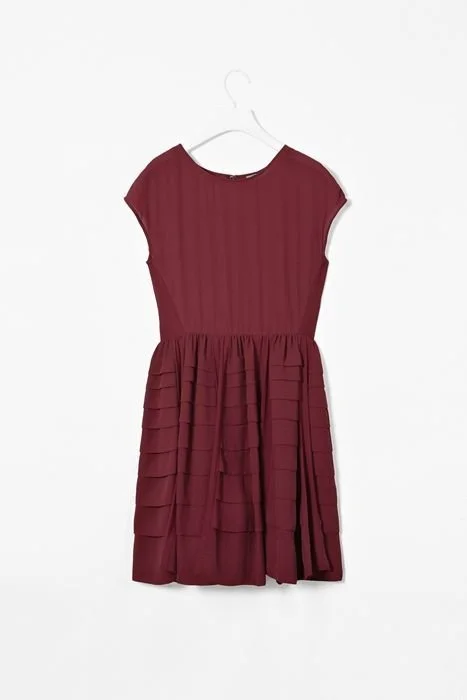 COS Layered Mesh Dress