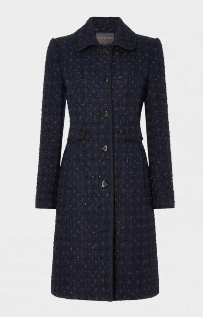 Really Wild Pembridge Coat in Navy Glitter
