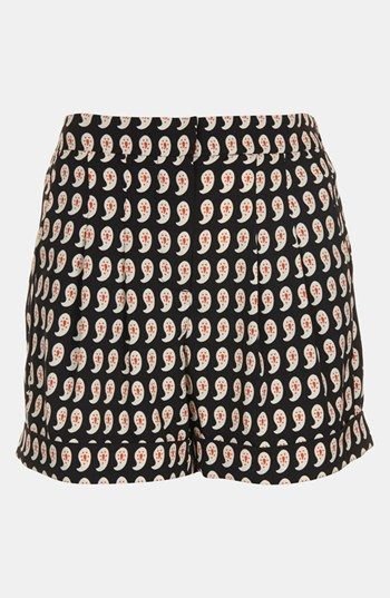 Topshop Paisley Print Pleated Shorts.jpg