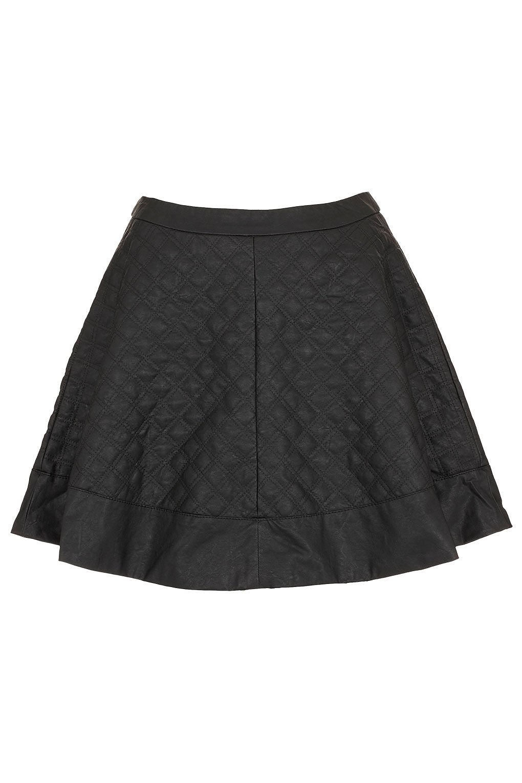 Topshop Quilted Skater Skirt.jpg