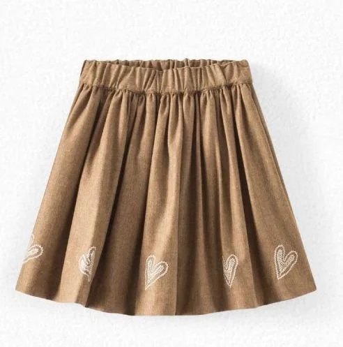 Bonpoint Suzon Skirt in Hazelnut