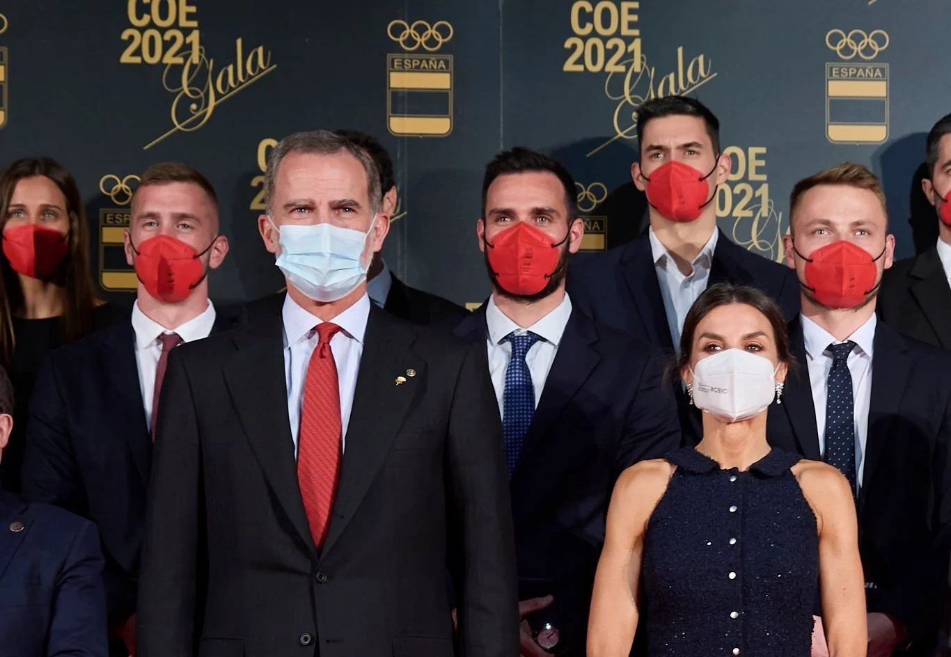 King Felipe and Queen Letizia attend the annual gala of the Spanish Olympic Committee