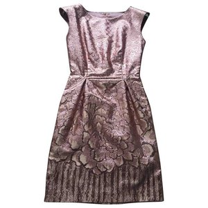 Philosophy di Alberta Ferretti Metallic Silk Brocade Dress — UFO No More
