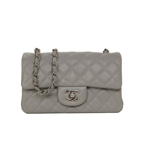 Chanel Mini Rectangular Flap Bag Beige Metallic Ombre Calfskin Aged Gold  Hardware