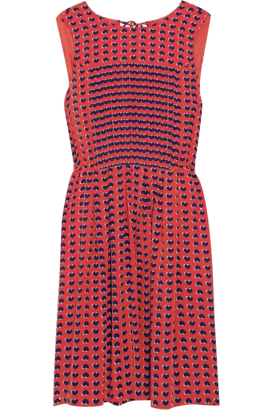 Marc by Marc Jacobs Heart-Print Dress in Red/Blue