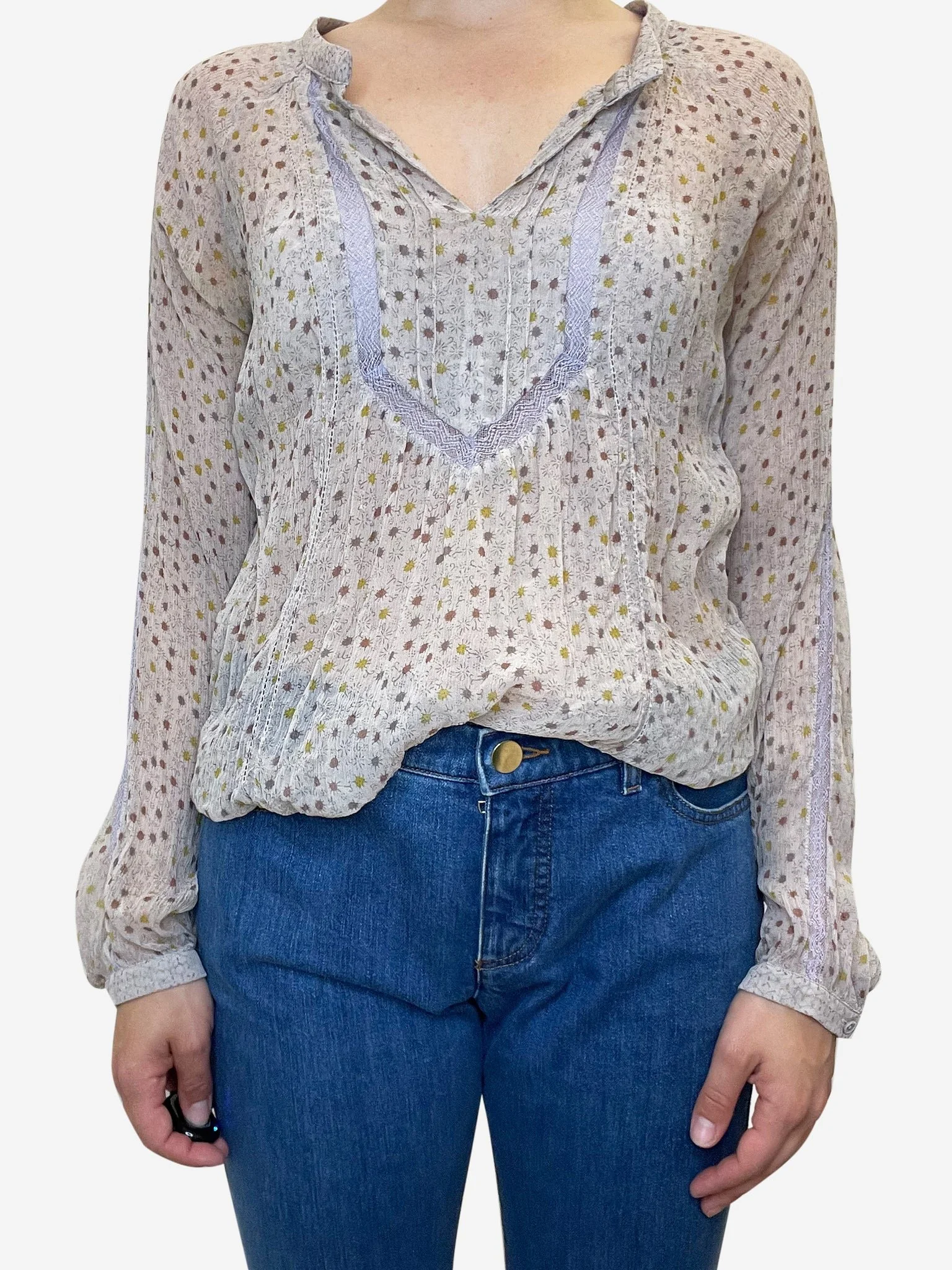 Zadig et Voltaire Sunburst Printed Blouse