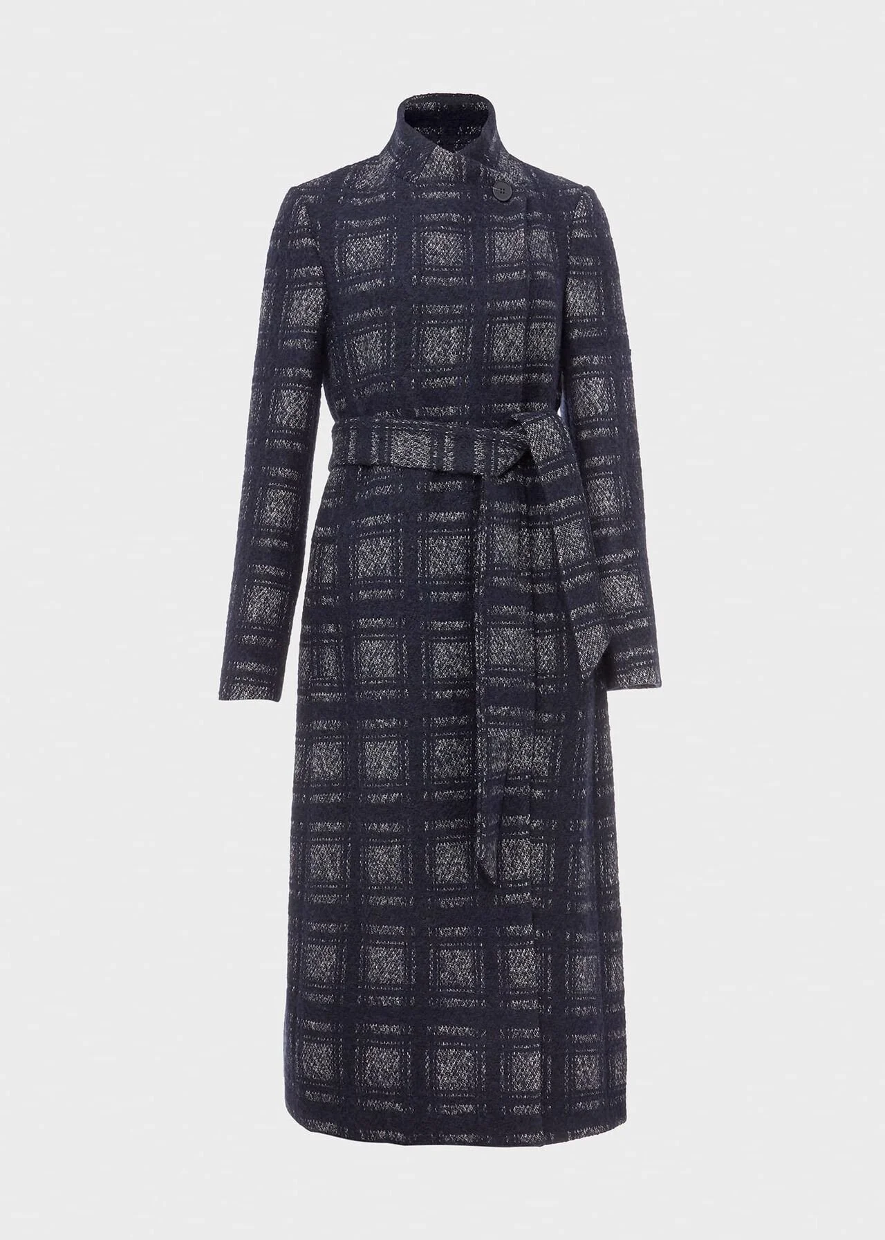 Hobbs Meghan Check Wrap Coat
