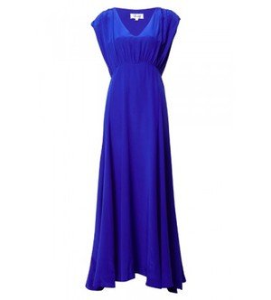 Beulah London Brushed Silk Gown in Blue.jpg