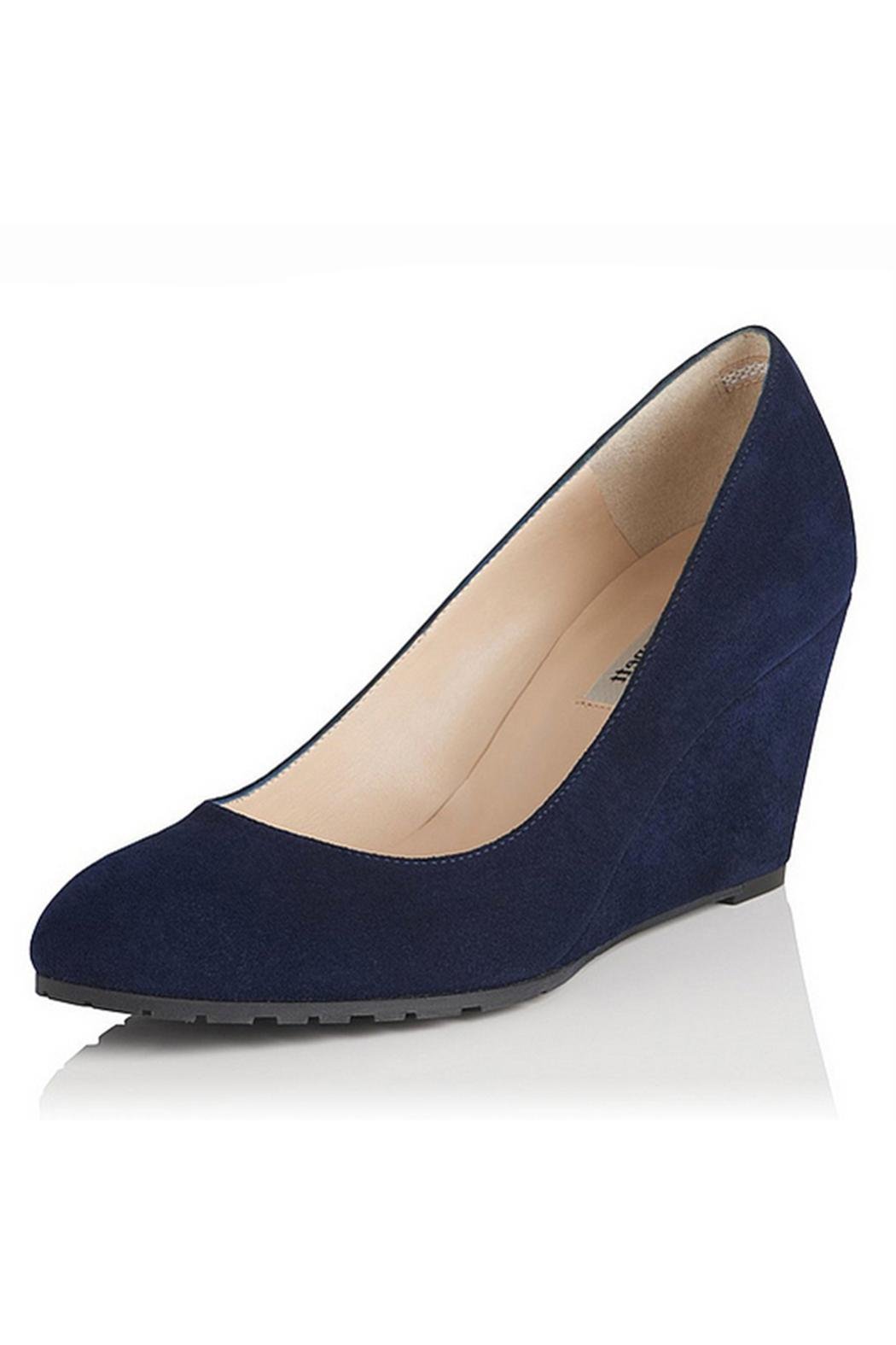 LK Bennett Bayleen Wedges in Navy — UFO No More