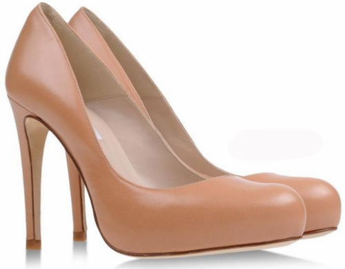 LK Bennett Harley Pumps in Leather Sand